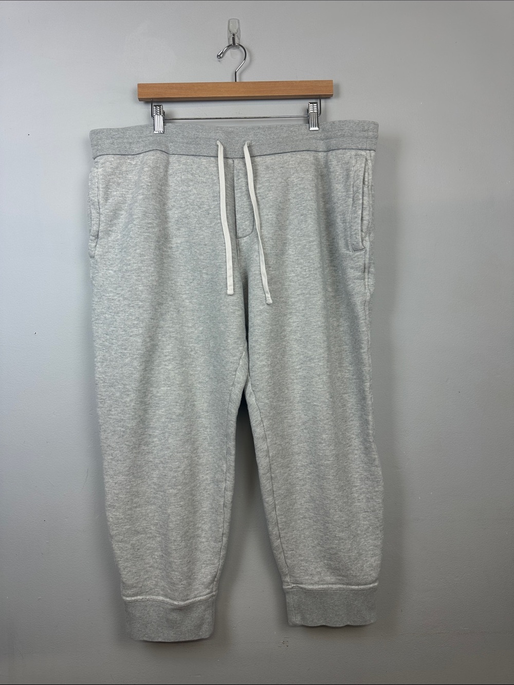 VINCE. Men's Gray French Terry Drawstring Joggers XXLarge | EUC